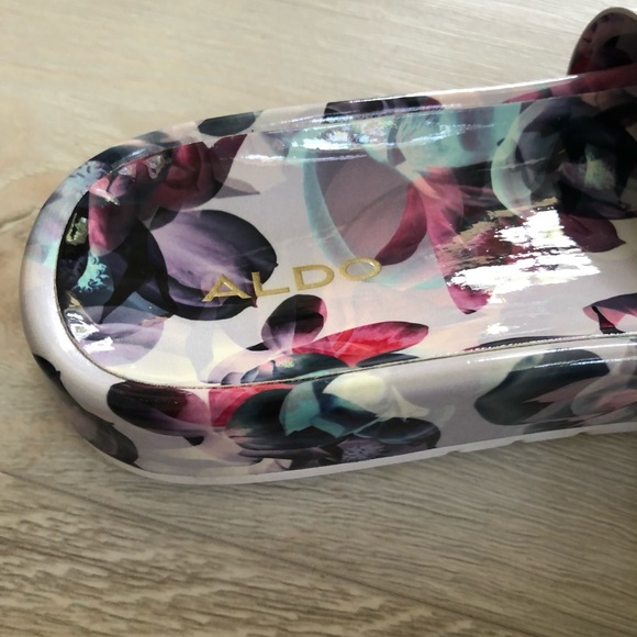 New Aldo Mirelacia Slide Sandals Floral print - Picture 5 of 16